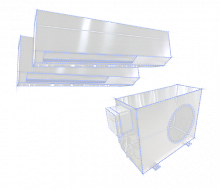 Взрывозащищённая мульти-сплит система Ventex 5200-10500 Вт