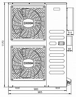 Кассетный кондиционер взрывозащищенный EXCON CR-01-1624